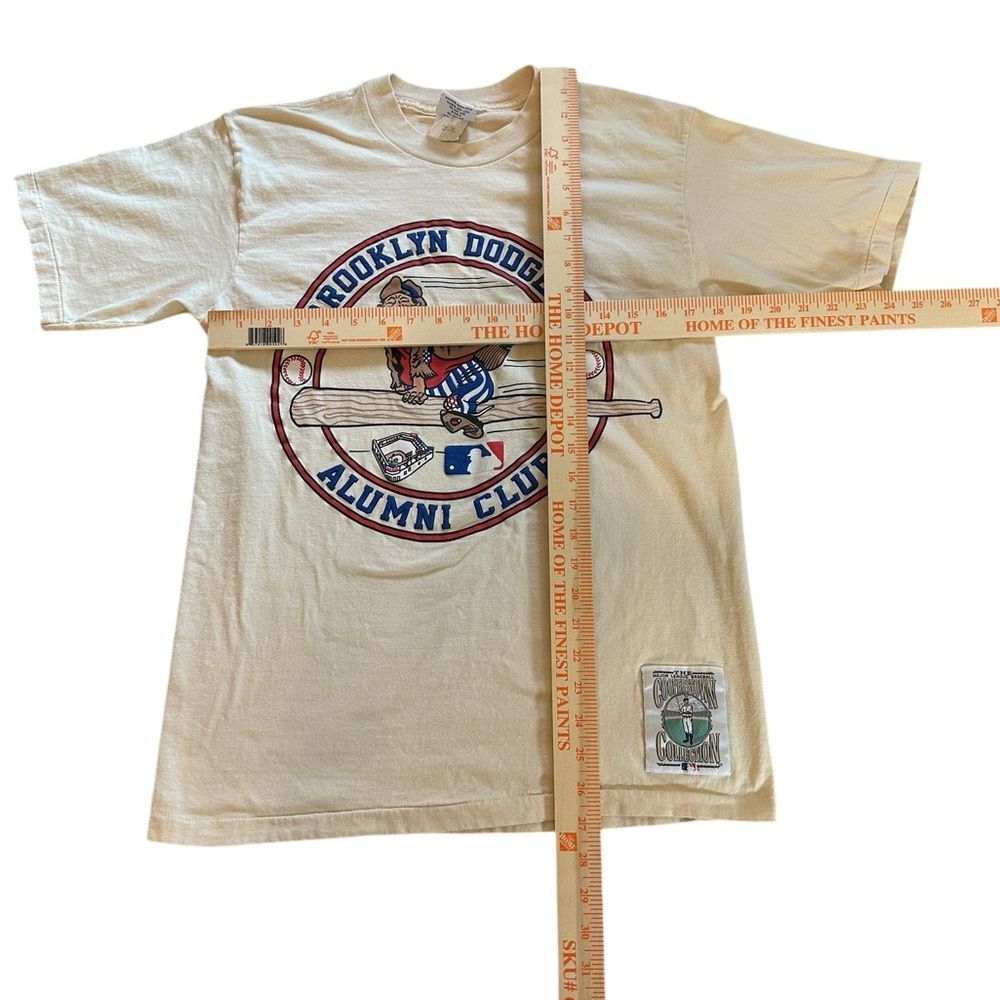 VTG Rare 80’s Brooklyn Dodgers Cooperstown Collection Shirt Nutmeg Size Large - Picture 6 of 9